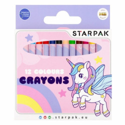 Kredki woskowe jednorożce seria Unicorns