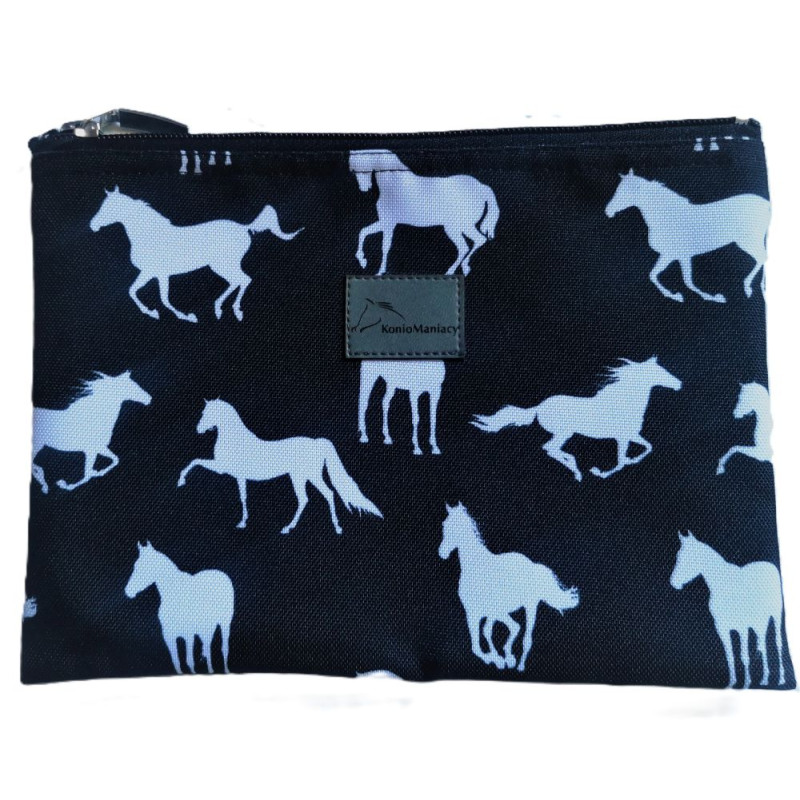 Kosmetyczka saszetka w konie