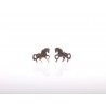 Kolczyki - Koń w galopie, małe