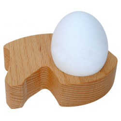 Drewniane podstawki do jajek - KONIE